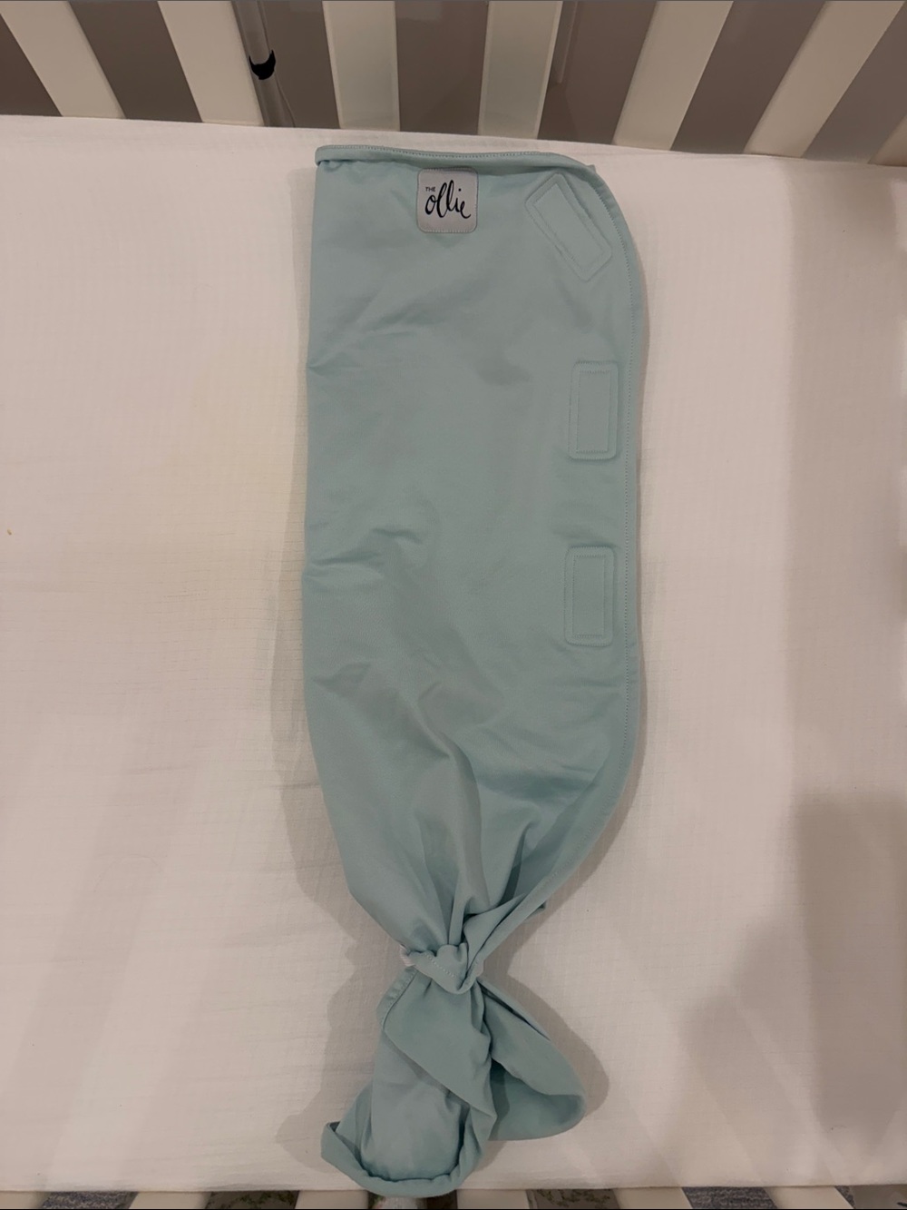 Ollie - Light Blue Swaddle Sack - Soft Infant Sleep Sack